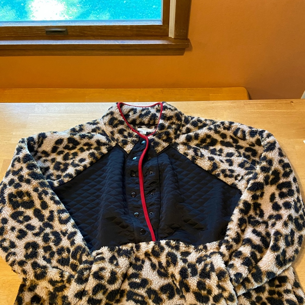 Cheetah print Sherpa